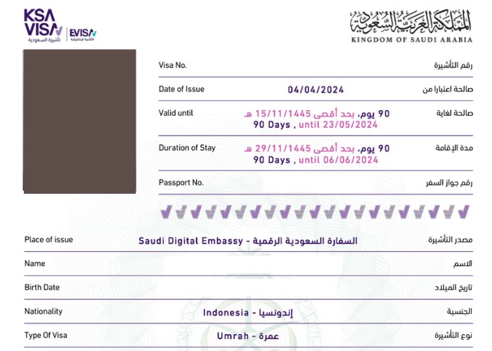 Visa Umroh